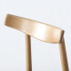 [Sale] Curve Chair W46 Oak with Grey Fabric [Stock X2]