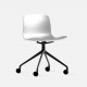 L Shape ABS with wheels, White L Shape ABS with wheels, White