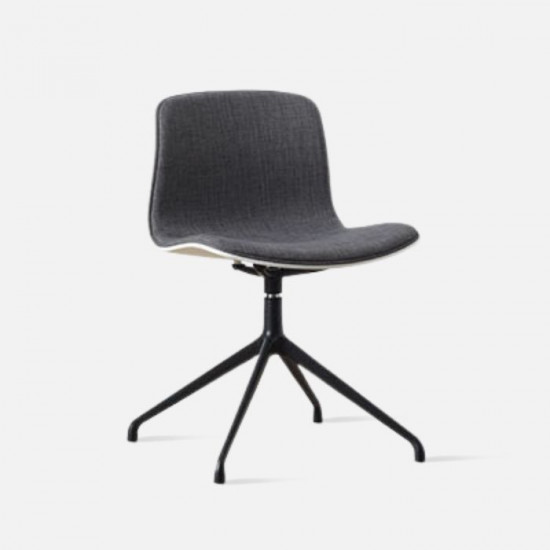 L Shape with stainless Steel Legs, Dark Grey Fabric L Shape with stainless Steel Legs, Dark Grey Fabric