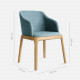 Fin Chair, W56, Olive with Natural Ash