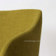 Fin Chair, W56, Steel Blue with Walnut Brown Fin Chair, W56, Steel Blue with Walnut Brown