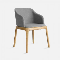 Fin Chair, W56, Olive with Natural Ash