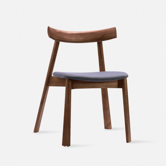 Elbow Chair no.2, W48, Walnut Brown [SALE]