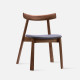 Elbow Chair no.2, W48, Walnut Brown [SALE]