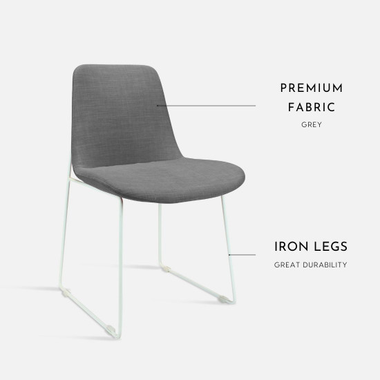 IND Chair, W53, White Leg [DISPLAY X1]