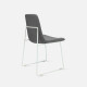 IND Chair, W53, White Leg