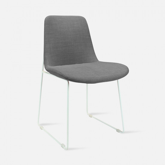 IND Chair, W53, White Leg IND Chair, W53, White Leg