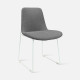 IND Chair, W53, White Leg IND Chair, W53, White Leg