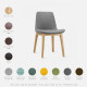 Curve Full Chair, W52, Walnut Curve Full Chair, W52, Walnut