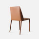ELLIS Bounded Leather Chair, Orange