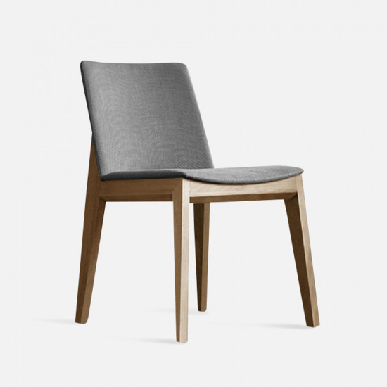 Framework Upholstered Dining Chair, W48, Natural Ash