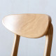 [SALE] Shima chair, Oak, matt black PU (In-Stock x4) 