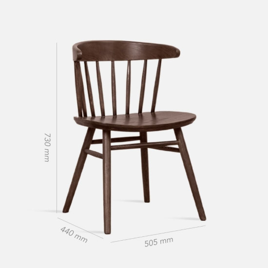 Stripe Chair, Large, Walnut [SALE]