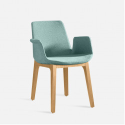 Curve Full Armchair, W56, Natural Ash