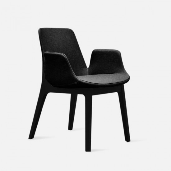 Curve Full Armchair, W56, Black Curve Full Armchair, W56, Black