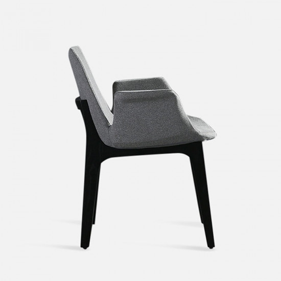 Curve Full Armchair, W56, Black Curve Full Armchair, W56, Black