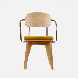 LENOX Dining Chair, W50, Natural Ash