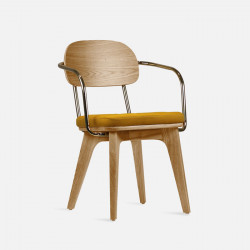 LENOX Dining Chair, W50, Natural Ash