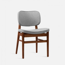 HANNA Chair, W50, Walnut Brown