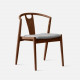 Kristina Chair, W55, Walnut Brown
