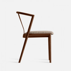 Kristina Chair, W55, Walnut Brown