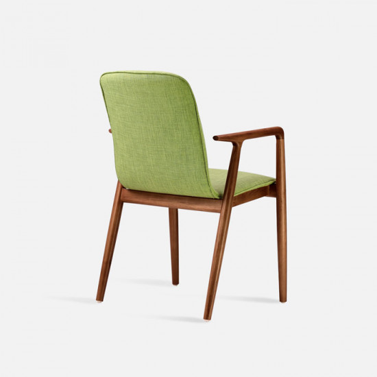 Juno Armchair, W53, Walnut Brown