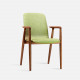 Juno Armchair, W53, Walnut Brown