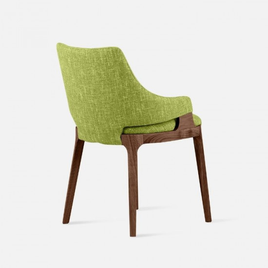 Ellis Armchair W59, Walnut Brown Ellis Armchair W59, Walnut Brown
