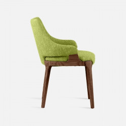 Ellis Armchair W59, Walnut Brown