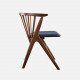 Willow Armchair, W56, Walnut Brown Willow Armchair, W56, Walnut Brown
