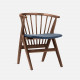 Willow Armchair, W56, Walnut Brown Willow Armchair, W56, Walnut Brown