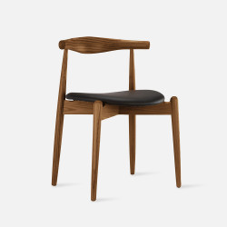 [SALE] Elbow Round Chair, W50, Walnut