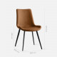 NADINE Dining Chair II, Grey [Display x1] 