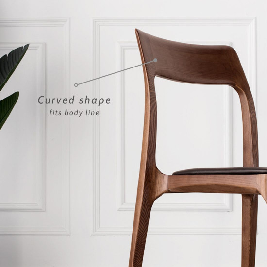 OAKI Chair, Walnut Brown