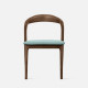 LUCA Dining Chair, W50, Walnut Brown