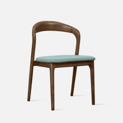 LUCA Dining Chair, W50, Walnut Brown