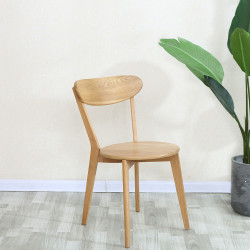 LENA Dining Chair W42 Oak 