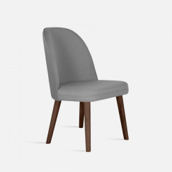 JC Armless Chair, W52, Walnut Brown