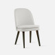 JC Armless Chair, W52, Black Legs