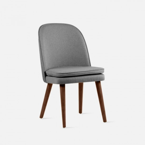 JC Armless Chair, W52, Walnut Brown JC Armless Chair, W52, Walnut Brown