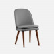 JC Armless Chair, W52, Walnut Brown JC Armless Chair, W52, Walnut Brown