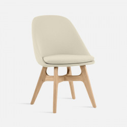 Willow dining chair, Ash, with beige color [Displayx2]