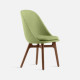 Willow dining chair, Walnut Willow dining chair, Walnut