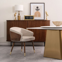 FREDERIK armchair, W55, Natural walnut [Display x2]