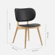 CAMBER dining chair, Natural Ash  [SALE]