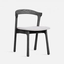 WILLOW dining chair, Charcoal Black