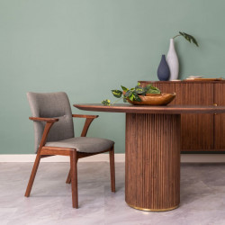Angilan Chair, Natural Walnut [Stock x2]