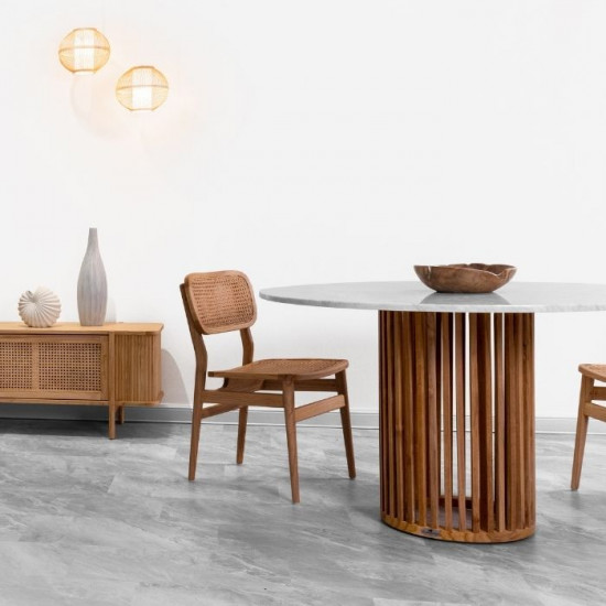 SEN Rattan Dining Chair, Teak [SALE]