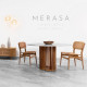 SEN Rattan Dining Chair, Teak [SALE]