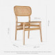 SEN Rattan Dining Chair, Teak [Only 6 Left]